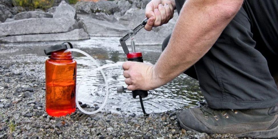 How do you filter river water to make it drinkable?